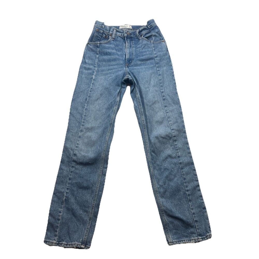 Abercrombie & Fitch Jeans Women’s 27/4R The 90's Straight Front Seam Ultra High